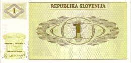 SLOVENIE    1 Tolar   Non Daté   Pick 1 A            *****  BILLET  NEUF ***** - Slovenië