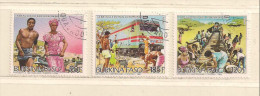 BURKINA FASO   ( AFBUR - 2 )    1986  N° YVERT ET TELLIER     N° 690/692 - Burkina Faso (1984-...)