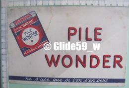 Buvard Pile WONDER, Ne S'use Que Si L'on S'en Sert - Batterie