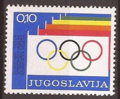 1975   49  SPORT JUGOSLAVIJA  OLYMPISCHE WOCHE  MNH - Beneficiencia (Sellos De)