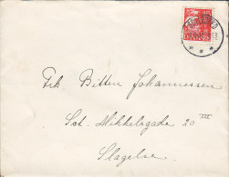 Denmark Brotype SØLLESTED 1930 Cover Brief To SLAGELSE Karavelle Ship Shiff Stamp - Covers & Documents