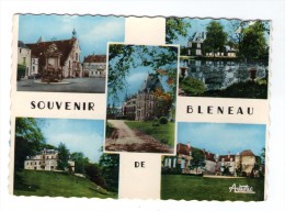 Cp , 89 , Souvenir De BLENEAU , Multi-vues , Voyagée , 1968 , Ed : Artistic , 15-1C - Bleneau
