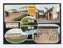 St-Gervais-d'Auvergne.  Multivues. - Saint Gervais D'Auvergne