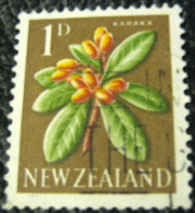 New Zealand 1960 Corynocarpus Laevigatus Karaka 1d - Used - Used Stamps