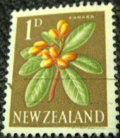 New Zealand 1960 Corynocarpus Laevigatus Karaka 1d - Used - Gebruikt