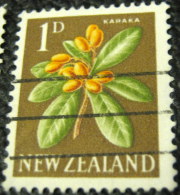 New Zealand 1960 Corynocarpus Laevigatus Karaka 1d - Used - Oblitérés