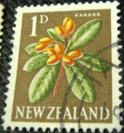 New Zealand 1960 Corynocarpus Laevigatus Karaka 1d - Used - Oblitérés