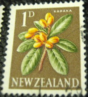 New Zealand 1960 Corynocarpus Laevigatus Karaka 1d - Used - Oblitérés