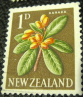 New Zealand 1960 Corynocarpus Laevigatus Karaka 1d - Used - Oblitérés