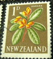New Zealand 1960 Corynocarpus Laevigatus Karaka 1d - Used - Used Stamps