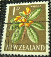 New Zealand 1960 Corynocarpus Laevigatus Karaka 1d - Used - Oblitérés