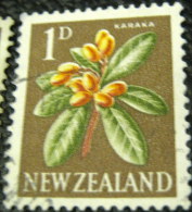 New Zealand 1960 Corynocarpus Laevigatus Karaka 1d - Used - Oblitérés