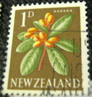 New Zealand 1960 Corynocarpus Laevigatus Karaka 1d - Used - Oblitérés