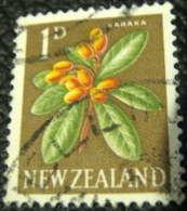 New Zealand 1960 Corynocarpus Laevigatus Karaka 1d - Used - Oblitérés