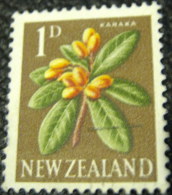 New Zealand 1960 Corynocarpus Laevigatus Karaka 1d - Used - Oblitérés