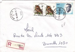 A27 - Enveloppe Recommandé N° 386 - 7200 Wasmes 1 - COB - Other & Unclassified