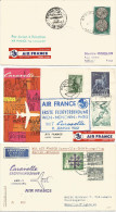 AIR FRANCE 25 Plis Des Années 59 / 79 En Caravelle AUCUN DOUBLE - Erst- U. Sonderflugbriefe