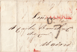 1827,   LETTRE, VITORIA  MADRID /5482 - ...-1850 Prephilately