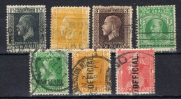 Lote 7 Sellos NEW ZEALAND, Colonia Britanica º - Used Stamps