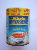 Ancienne BOITE RICOLA Infuselle Bonne Nuit (pleine) 160g Neuve - Boîtes