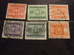 ITALIA 1934 STEMMA USATO - Portomarken