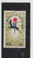 AFRIQUE DU SUD.  (Y&T)  1969  -  N°318.  *  *   Jeux Sportifs Sud Africain, à  Bloemfontein * 2.1/2c *  Obl - Usati