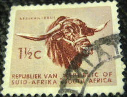 South Africa 1961 Afrikaner Bull 1.5c - Used - Gebraucht