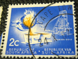 South Africa 1961 Pouring Gold 2c - Used - Used Stamps
