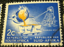 South Africa 1961 Pouring Gold 2c - Used - Used Stamps