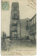 Lot De 2 CP  32 Lectoure  La Cathédrale St Gervais 1903 Et Vue D'ensemble Et Remparts - Lectoure