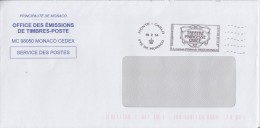 = Flamme Du Théâtre Princesse Grace, Monte-Carlo, Principauté De Monaco 10 2 14 OETP - Postmarks