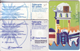 Télécarte Ville 9 Marakech  F972.V1 50Unités Vide état TTB  * Cote 11€ Bien Lire Descriptif ! - 1999