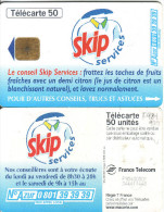 Télécarte SKIP SERVICES  F981.V1 50Unités Vide état B  * Cote 5€ Bien Lire Descriptif ! - 1999