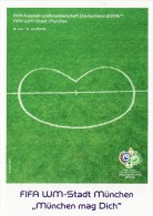 GERMANY 2006 FOOTBALL WORLD CUP GERMANY POSTCARD WITH POSTMARK  /  R 02 / - 2006 – Germany