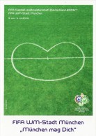 GERMANY 2006 FOOTBALL WORLD CUP GERMANY POSTCARD WITH POSTMARK  /  R 03 / - 2006 – Germany