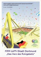 GERMANY 2006 FOOTBALL WORLD CUP GERMANY POSTCARD WITH POSTMARK  /  R 05 / - 2006 – Germany