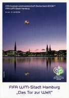 GERMANY 2006 FOOTBALL WORLD CUP GERMANY POSTCARD WITH POSTMARK  /  R 06 / - 2006 – Germany