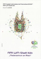 GERMANY 2006 FOOTBALL WORLD CUP GERMANY POSTCARD WITH POSTMARK  /  R 13 / - 2006 – Germany