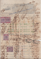 India  QV  4  Share Transfer  Revenues  To 3R 12A  On Document # 62823 Inde Indien - 1882-1901 Keizerrijk