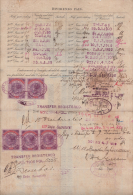 India  QV  5  Share Transfer  Revenues  To  3R 12A  On Document # 62853  Inde Indien - 1882-1901 Empire