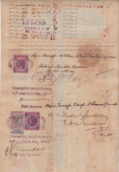 India  QV / KE  3  Share Transfer  Revenues  To  10 Rupees  On Document # 62848  Inde Indien - 1882-1901 Impero