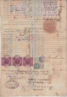 India  QV / KE  5 Share Transfer  Revenues  To  1R  On Document # 62846  Inde Indien - 1882-1901 Imperium