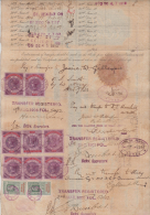 India  QV  8  Share Transfer  Revenues  To  2R 8A  On Document # 62836  Inde Indien - 1882-1901 Impero