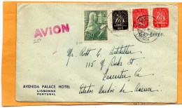 Portugal 1947 Cover Mailed To USA - Covers & Documents