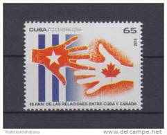 2010.39 CUBA 2010 MNH. 65 ANIV DE LAS RELACIONES CUBA-CANADA. RELATIONSHIP CUBA - CANADA - Ungebraucht