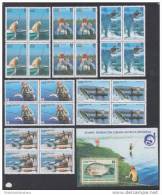 2009.33 CUBA 2009 MNH. 30 ANIV DE LA PESCA DEPORTIVA. BLOQUE DE 4 + 1 HOJA. FISH. FISHING. - Unused Stamps