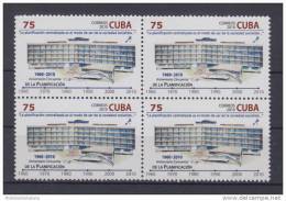 2010.72 CUBA 2010 MNH. 50 ANIV DE LA PLANIFICACION. BLOQUE DE 4. - Ungebraucht