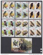 2009.14 CUBA 2009 MNH. TURNAT. TURISMO. BLOQUE DE 4 + 1 HOJA. BIRD. AVES. COLIBRI. ZUNZUN. CARTACUBA. CABRERO. - Unused Stamps