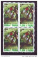 2010.28 CUBA MNH 2010 COMPLETE SET FLORA Y FAUNA, INSECTOS. BLOQUE 4 INSECTOS. BIRD. LIZARD. FLOWERS - Nuovi