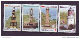 2010.29 CUBA MNH 2010 COMPLETE SET HEADLIGHTS. FAROS DE CUBA. - Nuovi